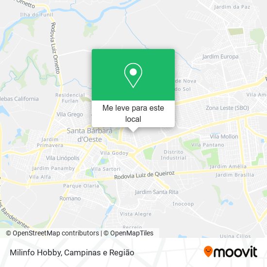 Milinfo Hobby mapa