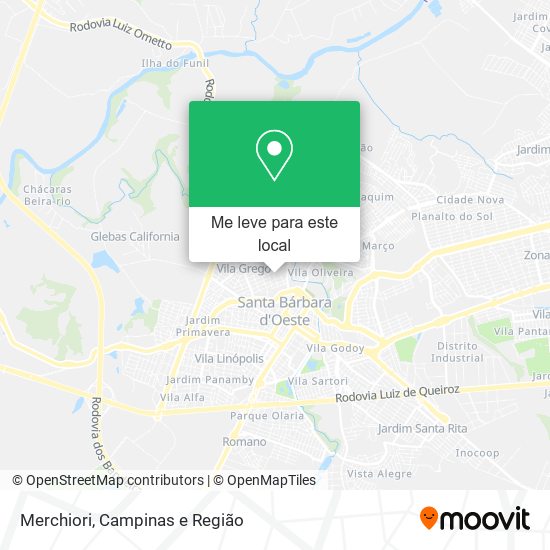 Merchiori mapa