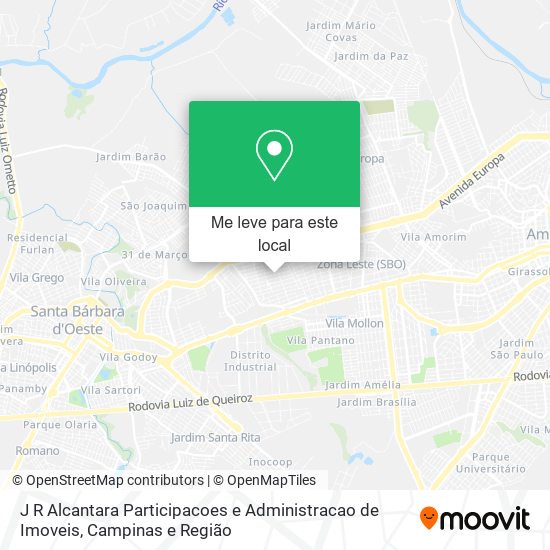 J R Alcantara Participacoes e Administracao de Imoveis mapa