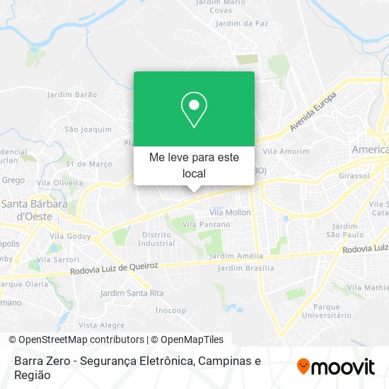 Barra Zero - Segurança Eletrônica mapa