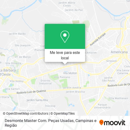 Desmonte Master Com. Peças Usadas mapa