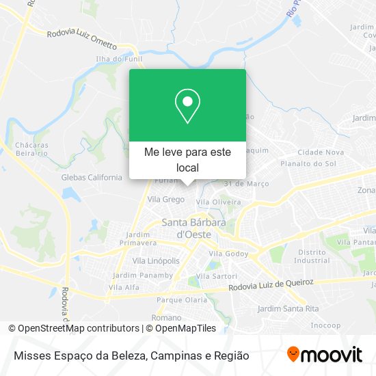 Misses Espaço da Beleza mapa