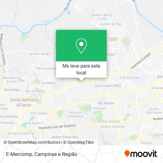 E-Mercomp mapa