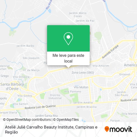 Ateliê Juliê Carvalho Beauty Institute mapa