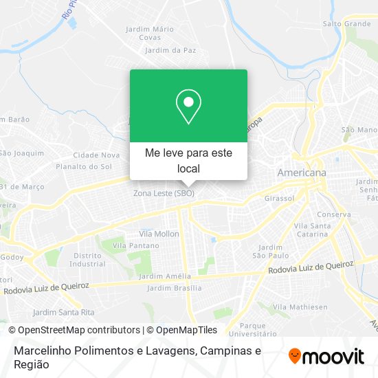 Marcelinho Polimentos e Lavagens mapa