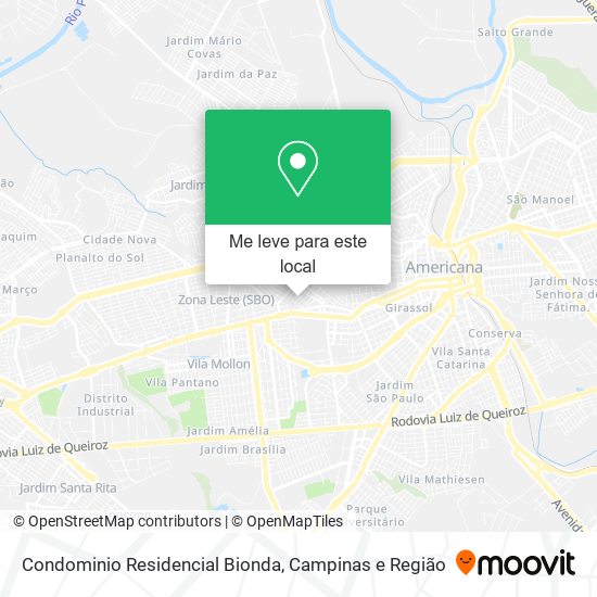 Condominio Residencial Bionda mapa