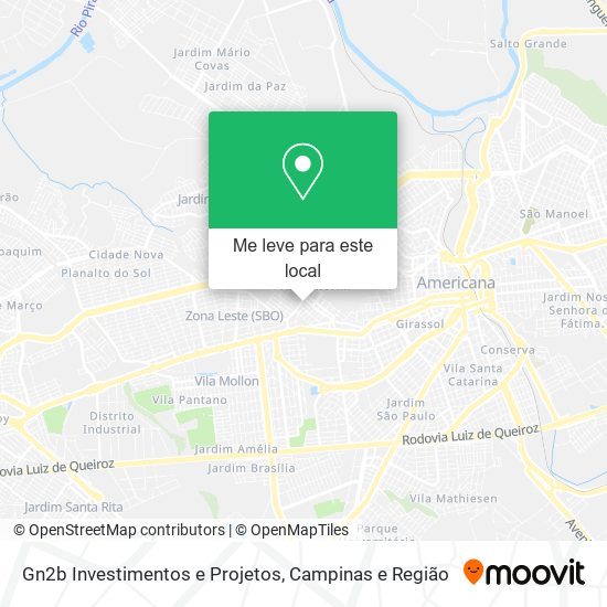 Gn2b Investimentos e Projetos mapa