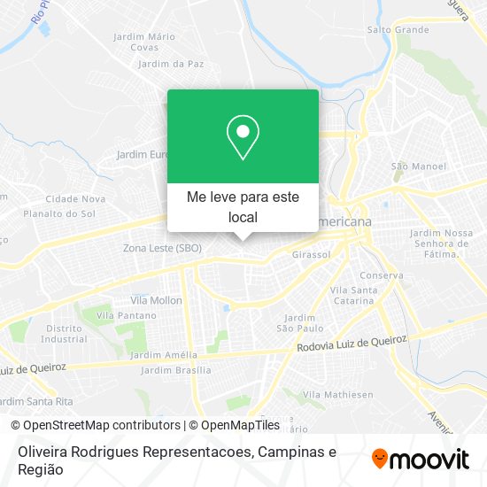Oliveira Rodrigues Representacoes mapa