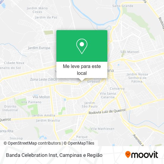 Banda Celebration Inst mapa