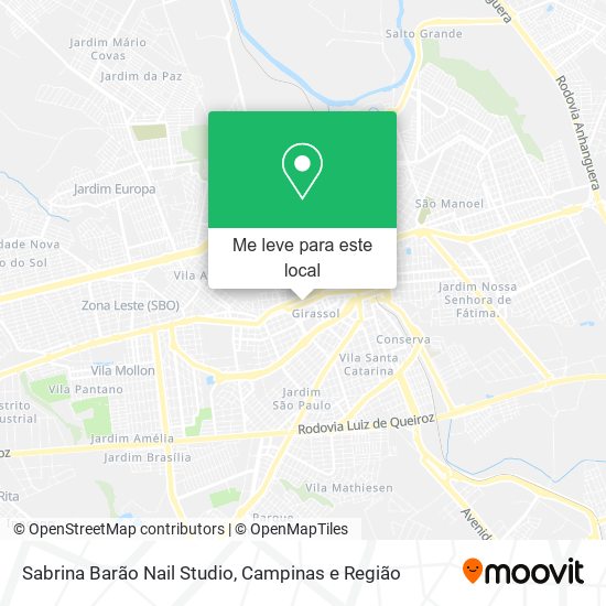 Sabrina Barão Nail Studio mapa
