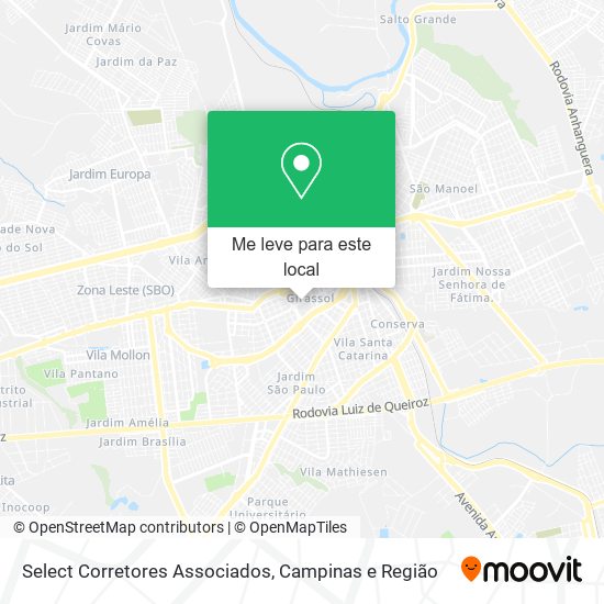 Select Corretores Associados mapa
