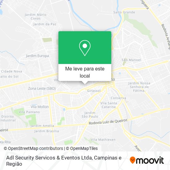 Adl Security Servicos & Eventos Ltda mapa