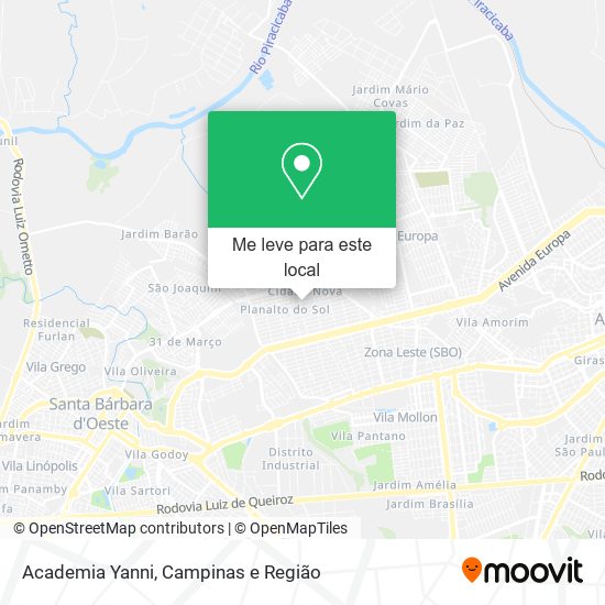 Academia Yanni mapa
