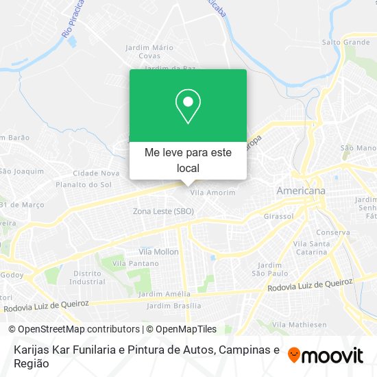 Karijas Kar Funilaria e Pintura de Autos mapa