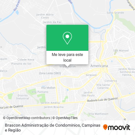 Brascon Administração de Condomínios mapa