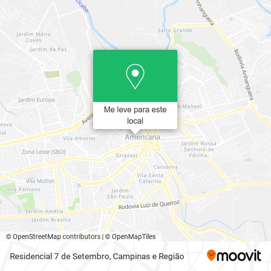 Residencial 7 de Setembro mapa