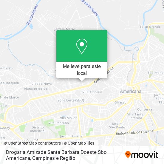 Drogaria Amizade Santa Barbara Doeste Sbo Americana mapa