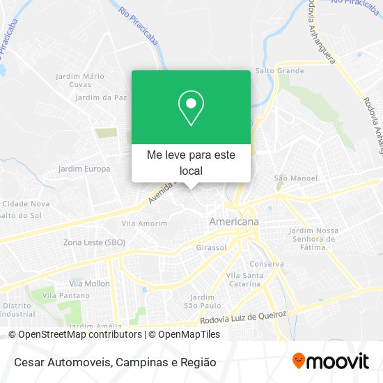 Cesar Automoveis mapa