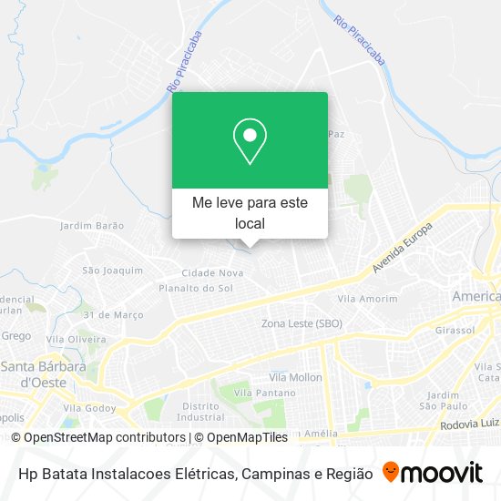 Hp Batata Instalacoes Elétricas mapa