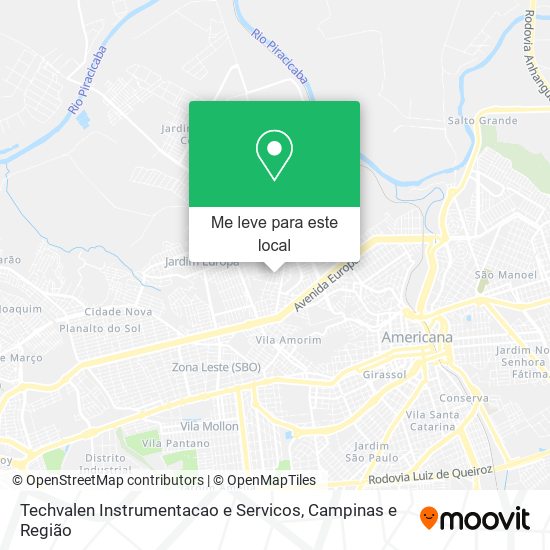 Techvalen Instrumentacao e Servicos mapa