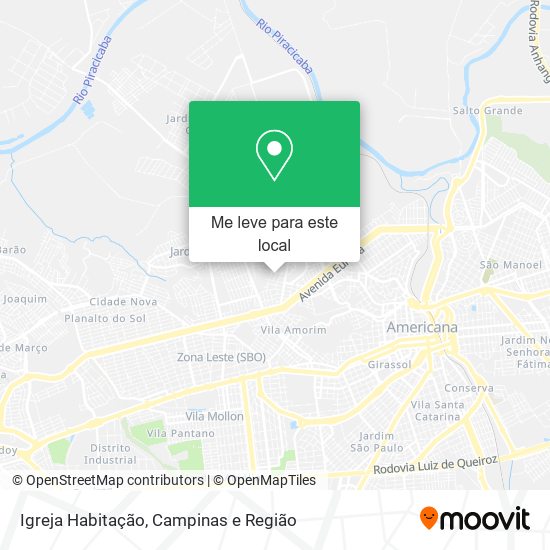 Igreja Habitação mapa