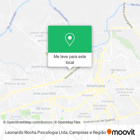 Leonardo Rocha Psicologia Ltda mapa