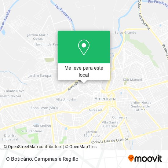 O Boticário mapa