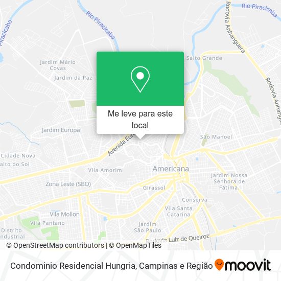 Condominio Residencial Hungria mapa