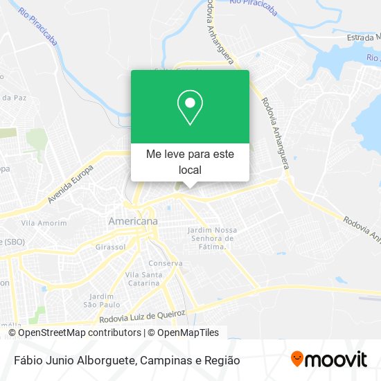 Fábio Junio Alborguete mapa