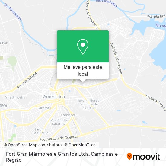 Fort Gran Mármores e Granitos Ltda mapa