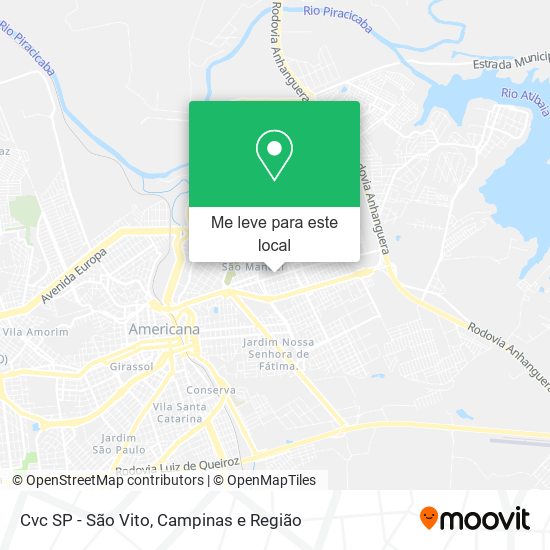 Cvc SP - São Vito mapa