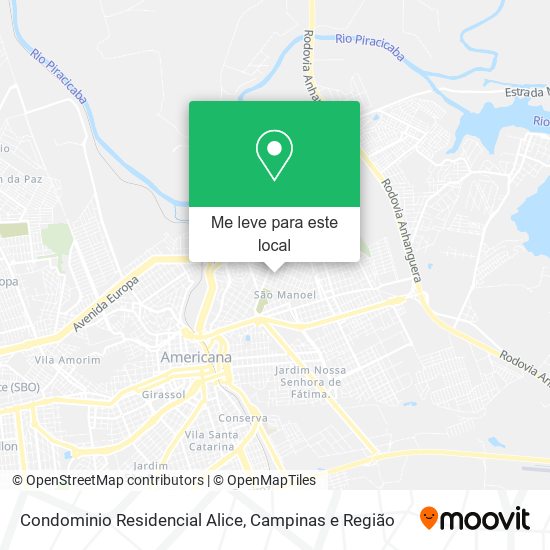 Condominio Residencial Alice mapa