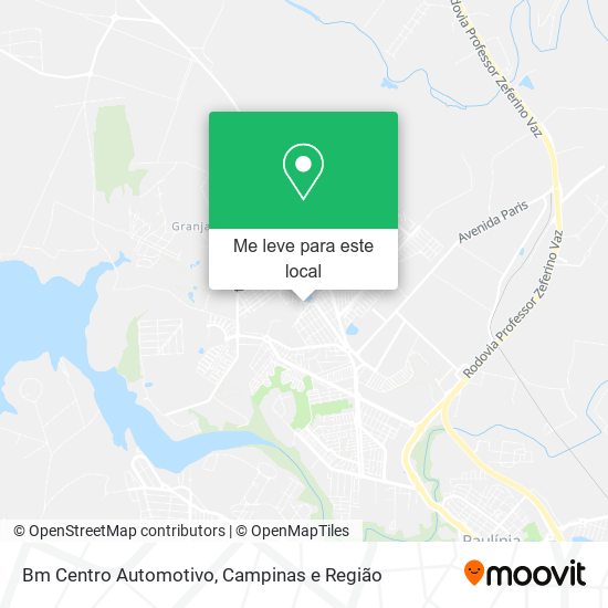 Bm Centro Automotivo mapa