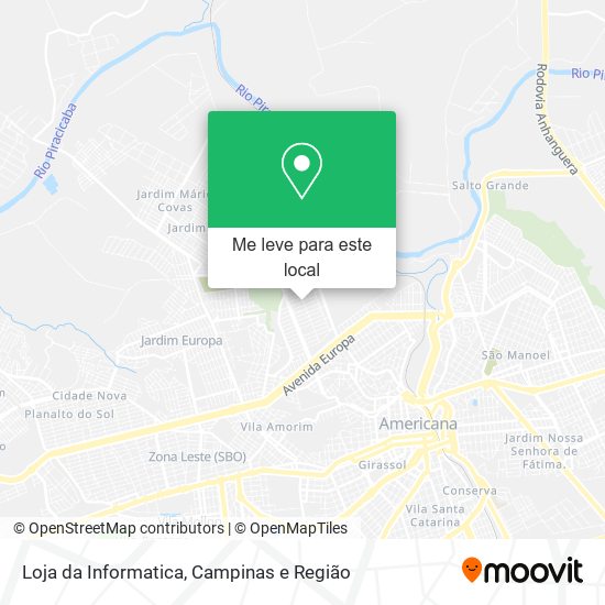 Loja da Informatica mapa