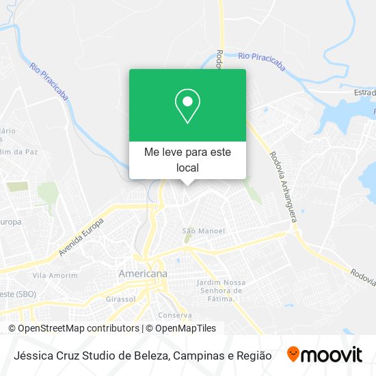 Jéssica Cruz Studio de Beleza mapa