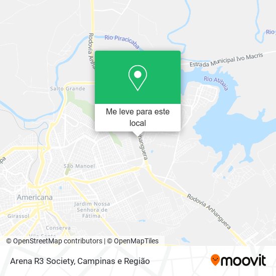 Arena R3 Society mapa