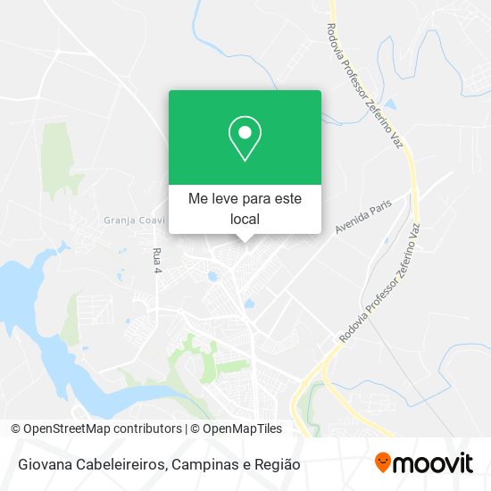 Giovana Cabeleireiros mapa