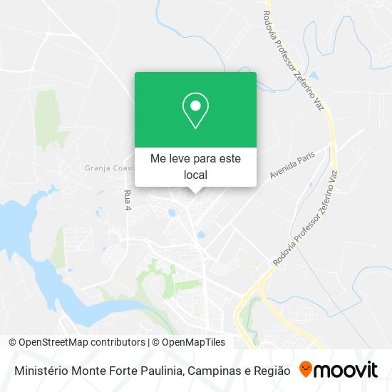 Ministério Monte Forte Paulinia mapa