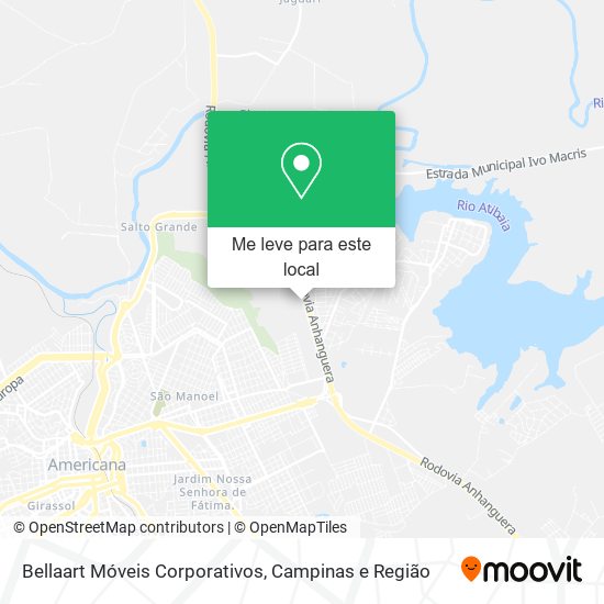 Bellaart Móveis Corporativos mapa