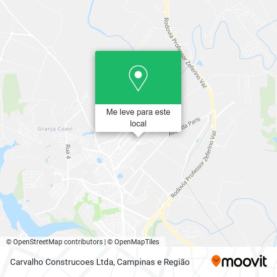 Carvalho Construcoes Ltda mapa