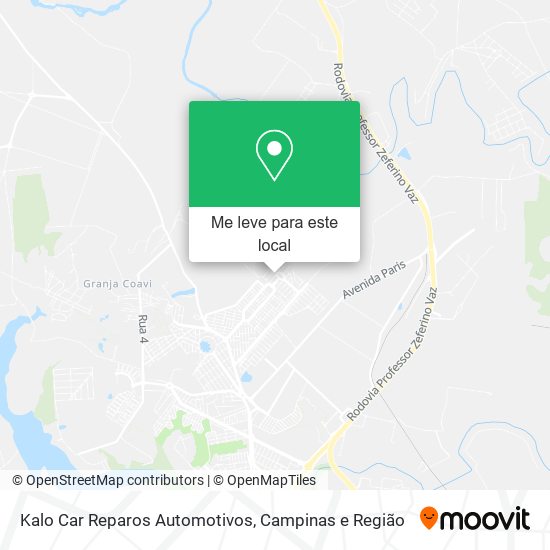 Kalo Car Reparos Automotivos mapa