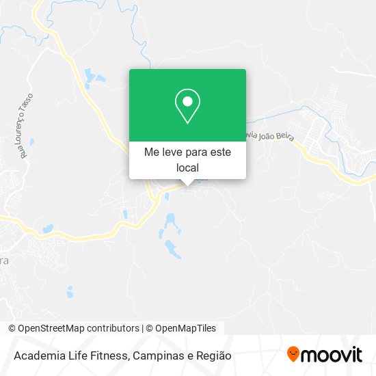 Academia Life Fitness mapa