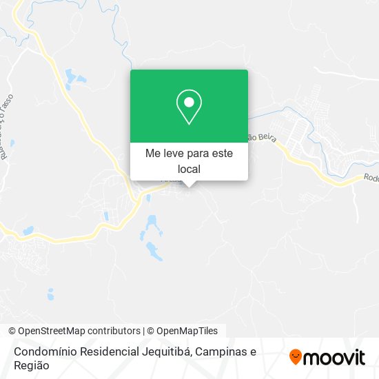 Condomínio Residencial Jequitibá mapa