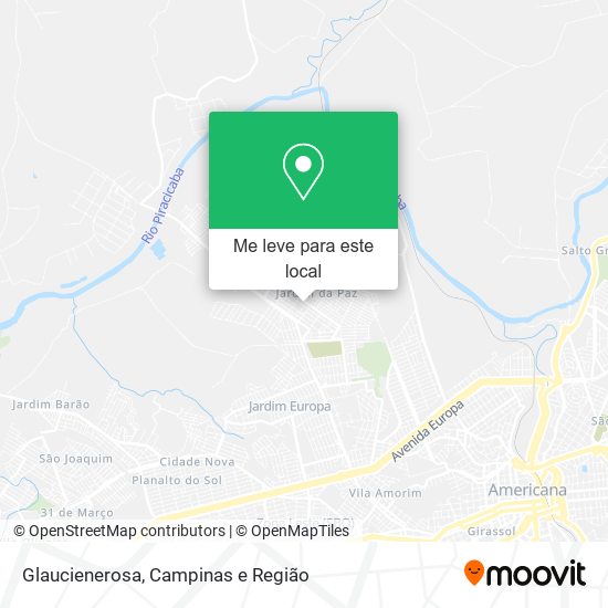 Glaucienerosa mapa