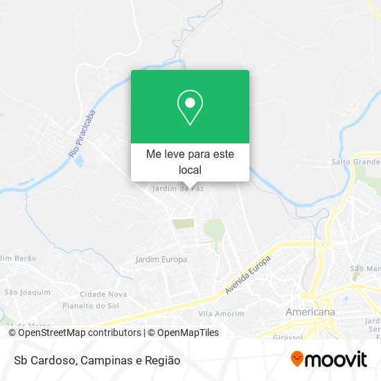 Sb Cardoso mapa