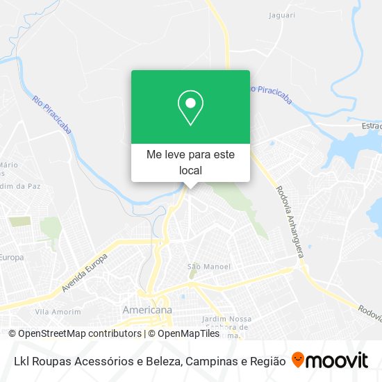 Lkl Roupas Acessórios e Beleza mapa
