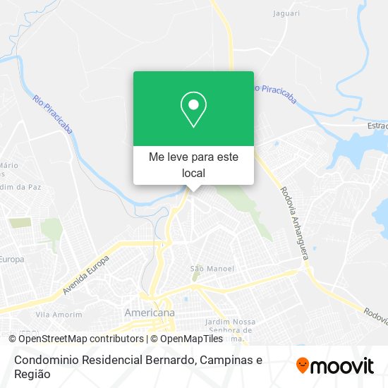 Condominio Residencial Bernardo mapa