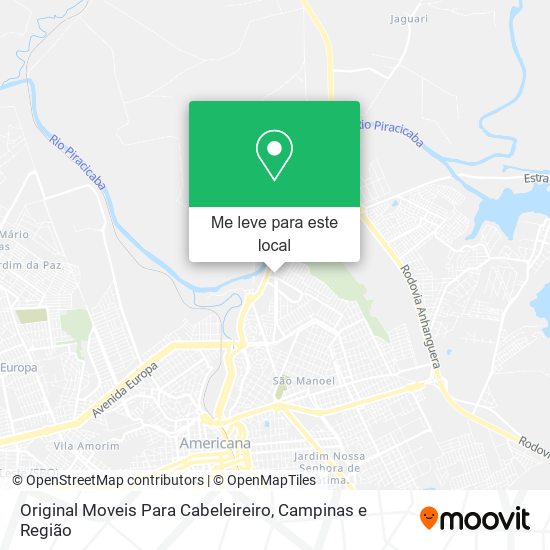 Original Moveis Para Cabeleireiro mapa