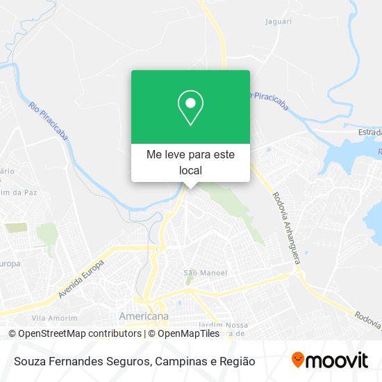 Souza Fernandes Seguros mapa