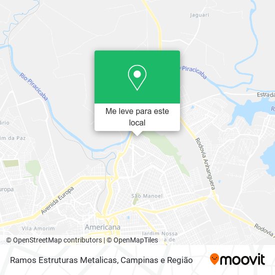 Ramos Estruturas Metalicas mapa